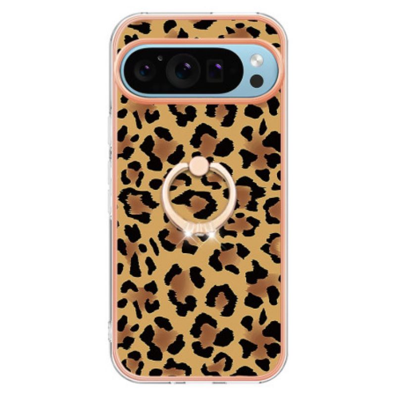 Cover Til Google Pixel 9 Leopardprint Ringholder