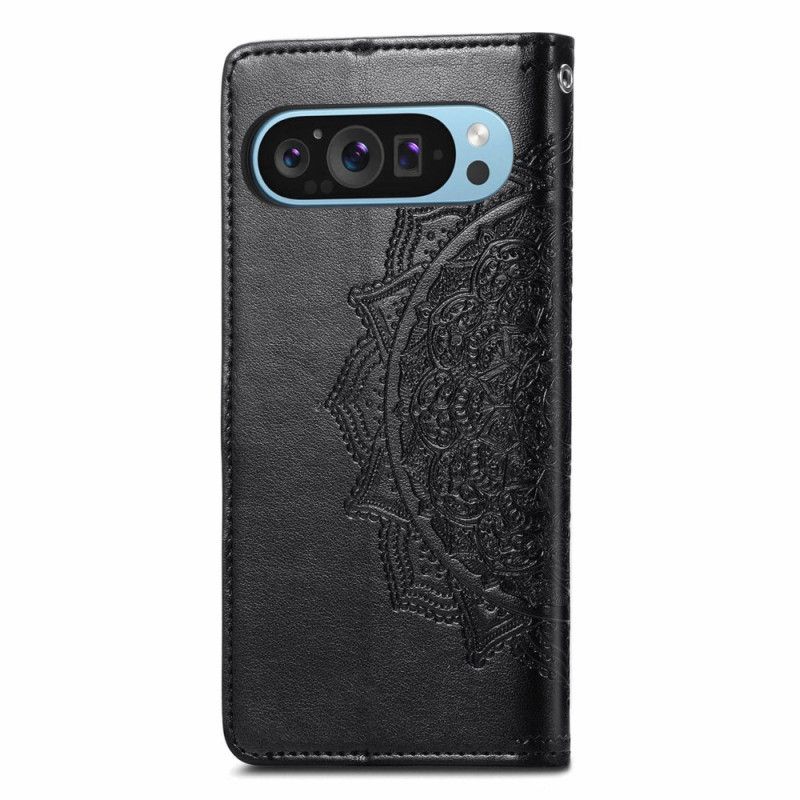 Flip Cover Google Pixel 9 Barok Mandala Med Rem