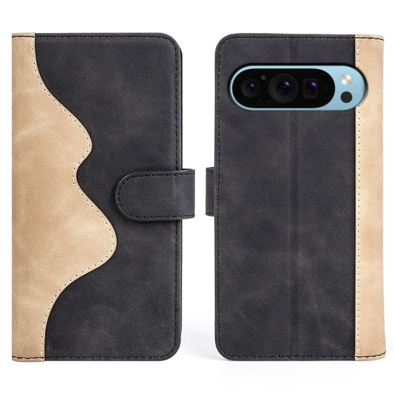 Flip Cover Google Pixel 9 Tofarvet Design