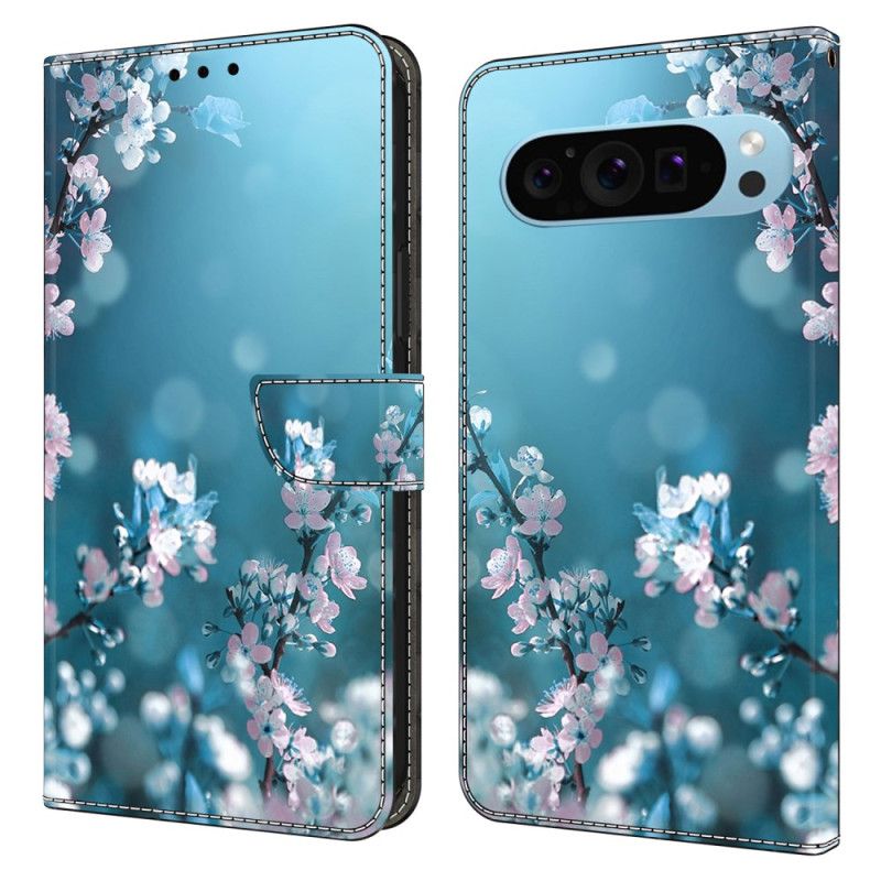 Flip Cover Til Google Pixel 9 Blommeblomster