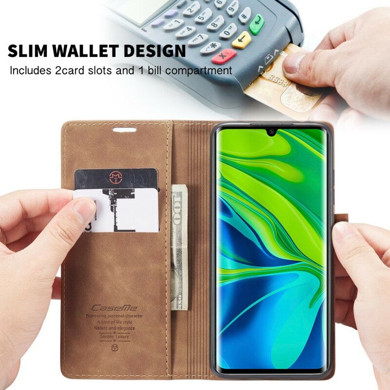 Cover Xiaomi Mi Note 10 / 10 Pro Flip Cover Caseme Kunstlæder