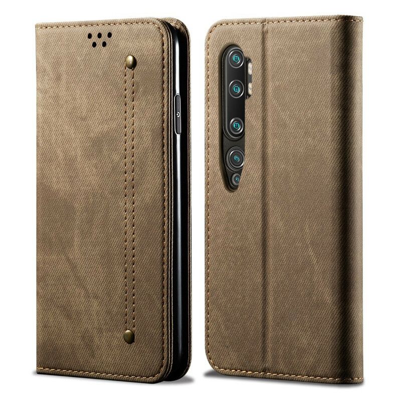 Cover Xiaomi Mi Note 10 / 10 Pro Flip Cover Denimstof