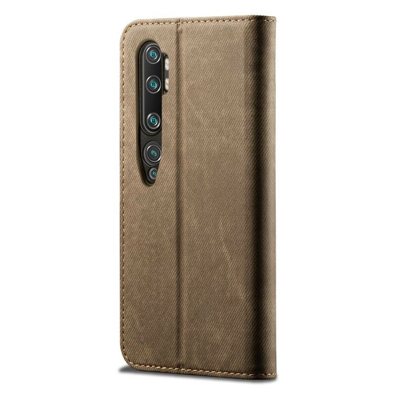 Cover Xiaomi Mi Note 10 / 10 Pro Flip Cover Denimstof