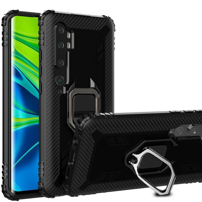 Cover Xiaomi Mi Note 10 / 10 Pro Ring Og Kulfiber