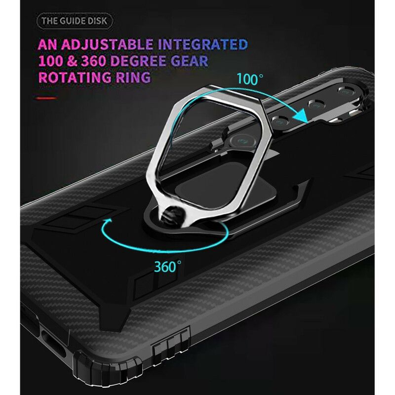 Cover Xiaomi Mi Note 10 / 10 Pro Ring Og Kulfiber