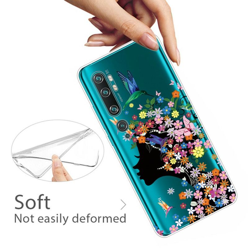 Cover Xiaomi Mi Note 10 / 10 Pro Smukt Blomsterhoved