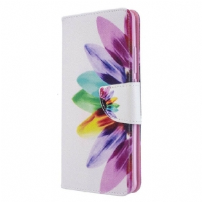 Flip Cover Xiaomi Mi Note 10 / 10 Pro Akvarelblomst