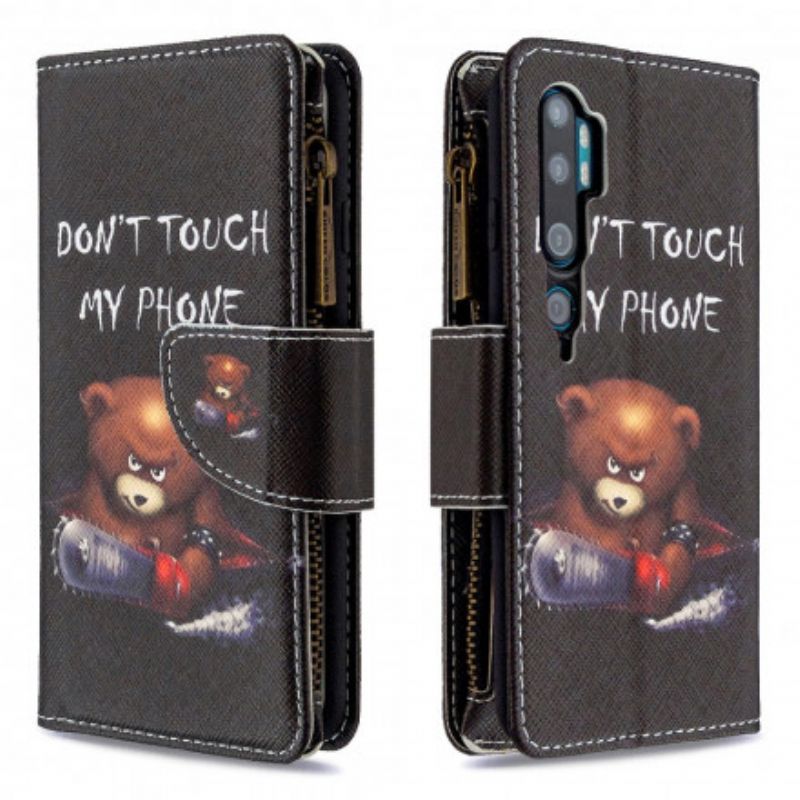 Flip Cover Xiaomi Mi Note 10 / 10 Pro Bear Lynlåslomme