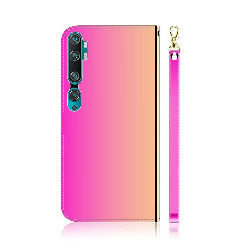 Flip Cover Xiaomi Mi Note 10 / 10 Pro Imiteret Læder Spejlcover