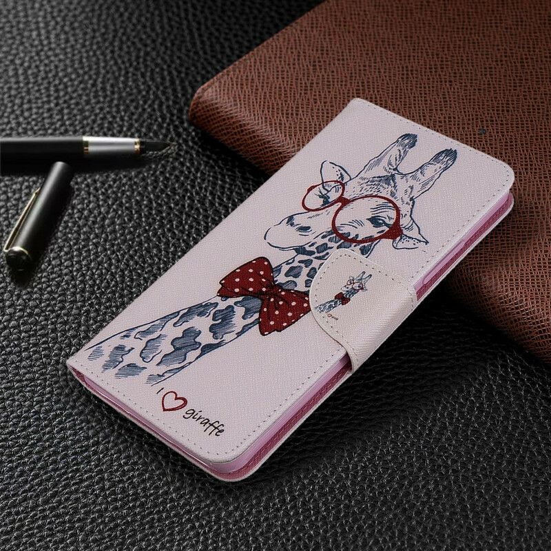 Flip Cover Xiaomi Mi Note 10 / 10 Pro Nørdet Giraf