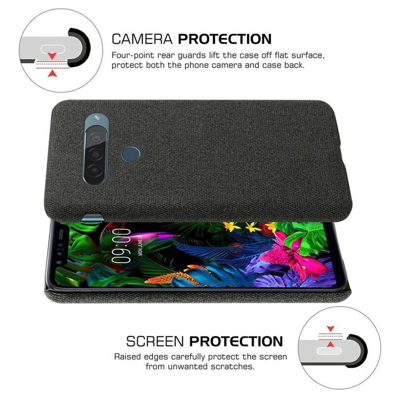 Cover LG G8S ThinQ Ksq Stoftekstur