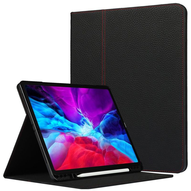 Case iPad Pro 12.9" (2021) (2020) (2018) Ægte Litchi Læder