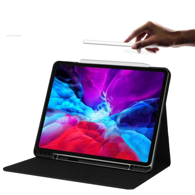 Case iPad Pro 12.9" (2021) (2020) (2018) Ægte Litchi Læder