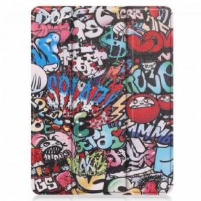 Cover iPad Pro 12.9" (2021) (2020) (2018) Graffiti Penholder