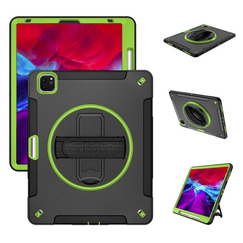 Cover iPad Pro 12.9" (2021) (2020) (2018) Hybrid Med Skulderrem