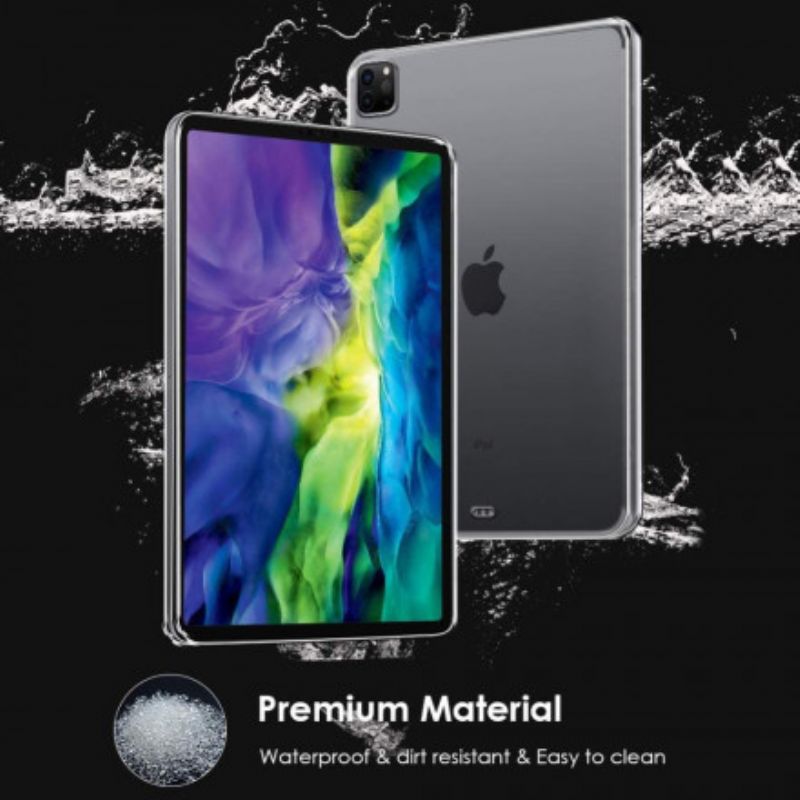 Cover iPad Pro 12.9" (2021) (2020) (2018) Klar Silikone