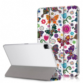 Cover iPad Pro 12.9" (2021) (2020) (2018) Retro Sommerfugle