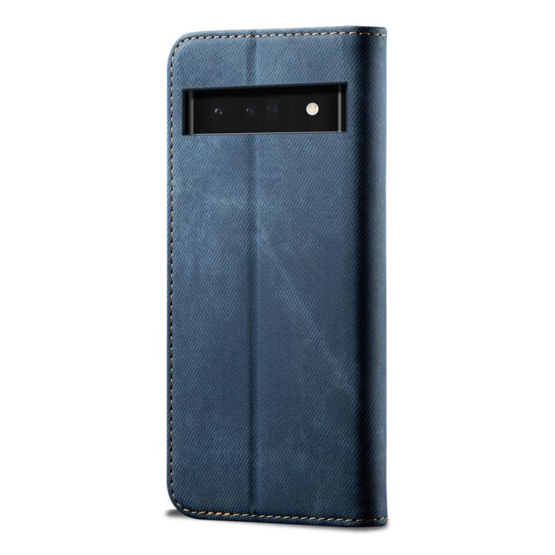 Cover Google Pixel 6 Flip Cover Denimstof