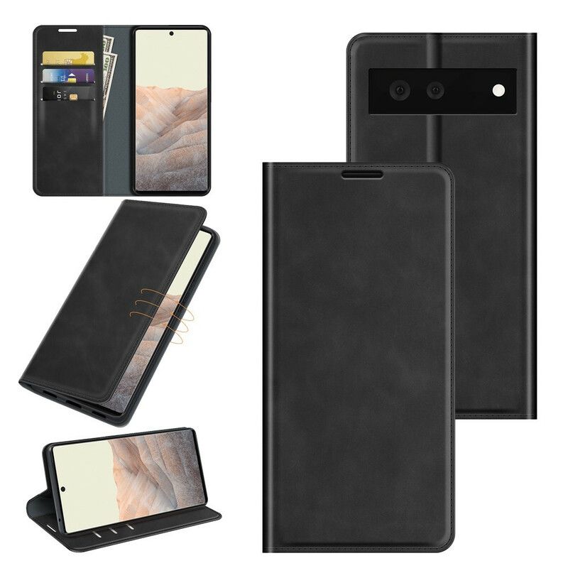 Cover Google Pixel 6 Flip Cover Skin-touch