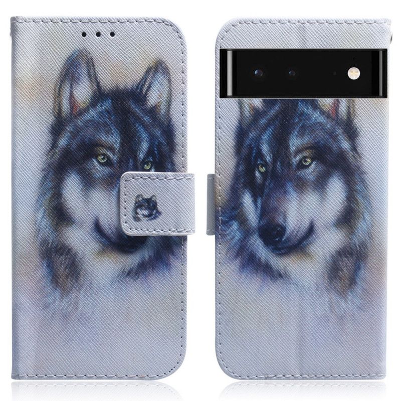 Flip Cover Google Pixel 6 Hundeblik