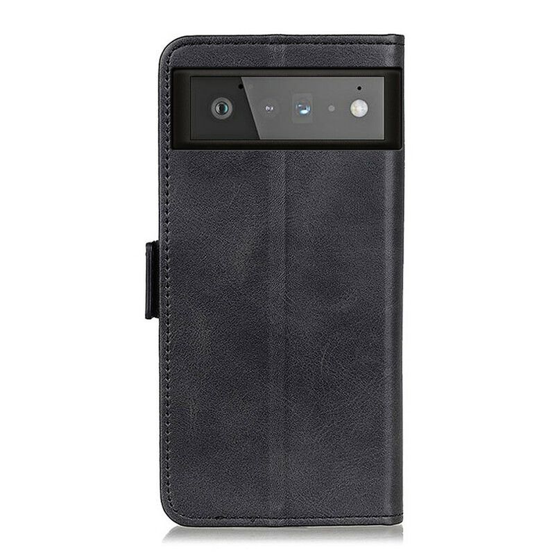 Flip Cover Google Pixel 6 Læder Cover Dobbeltklap