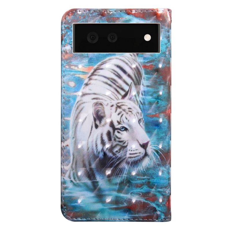 Flip Cover Google Pixel 6 Tiger I Vand