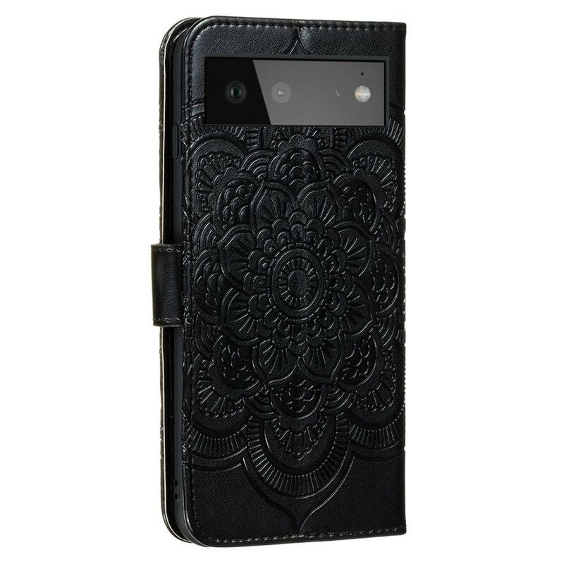 Læder Cover Google Pixel 6 Fuld Mandala