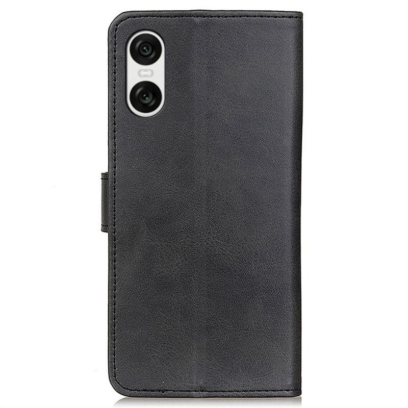 Flip Cover Sony Xperia 10 Vi Mat Kunstlæder