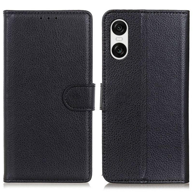 Flip Cover Sony Xperia 10 Vi Traditionelt Imiteret Hjerte