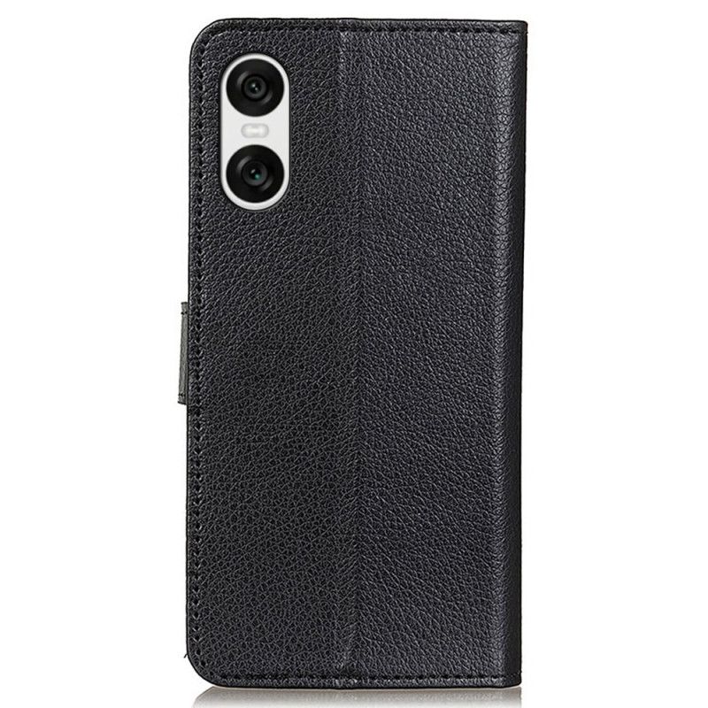 Flip Cover Sony Xperia 10 Vi Traditionelt Imiteret Hjerte