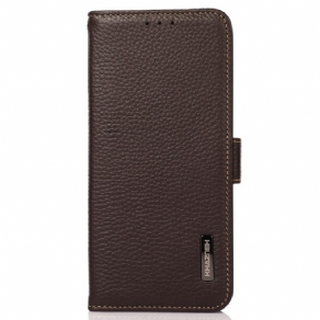 Læder Cover Sony Xperia 10 Vi Telefon Etui Khazneh Rfid Blocking Wallet