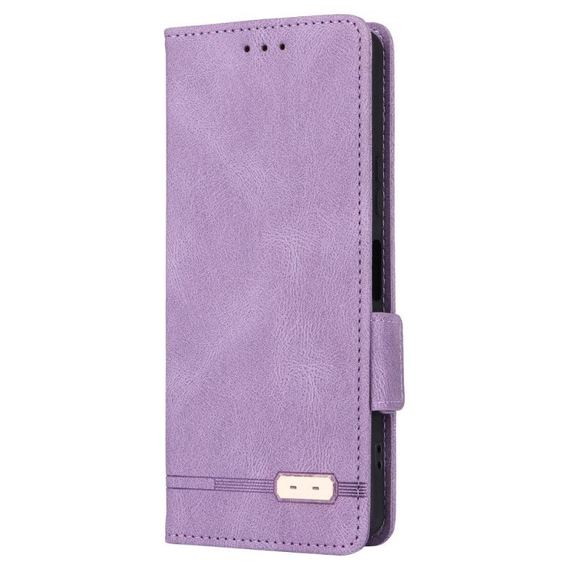 Læder Cover Sony Xperia 10 Vi Telefon Etui Retro Stil Ruskindseffekt