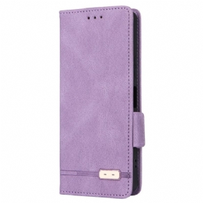 Læder Cover Sony Xperia 10 Vi Telefon Etui Retro Stil Ruskindseffekt