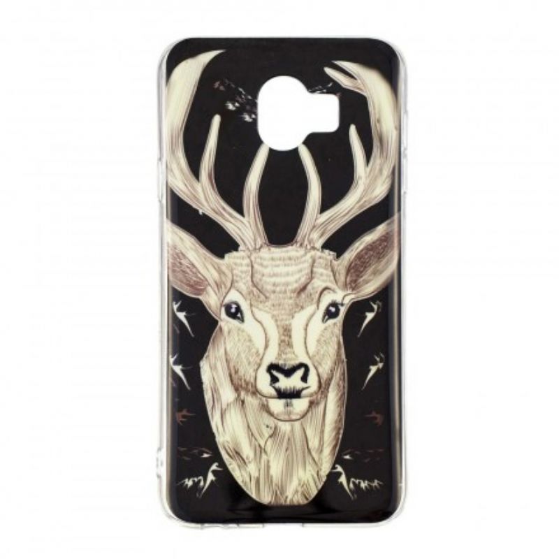 Cover Samsung Galaxy J6 Fluorescerende Majestic Stag