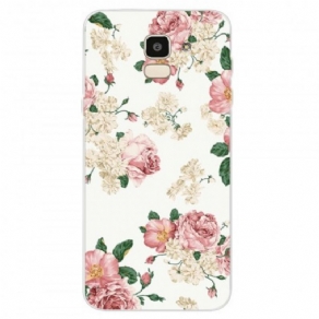 Cover Samsung Galaxy J6 Frihedsblomster