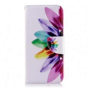 Flip Cover Samsung Galaxy J6 Akvarelblomst