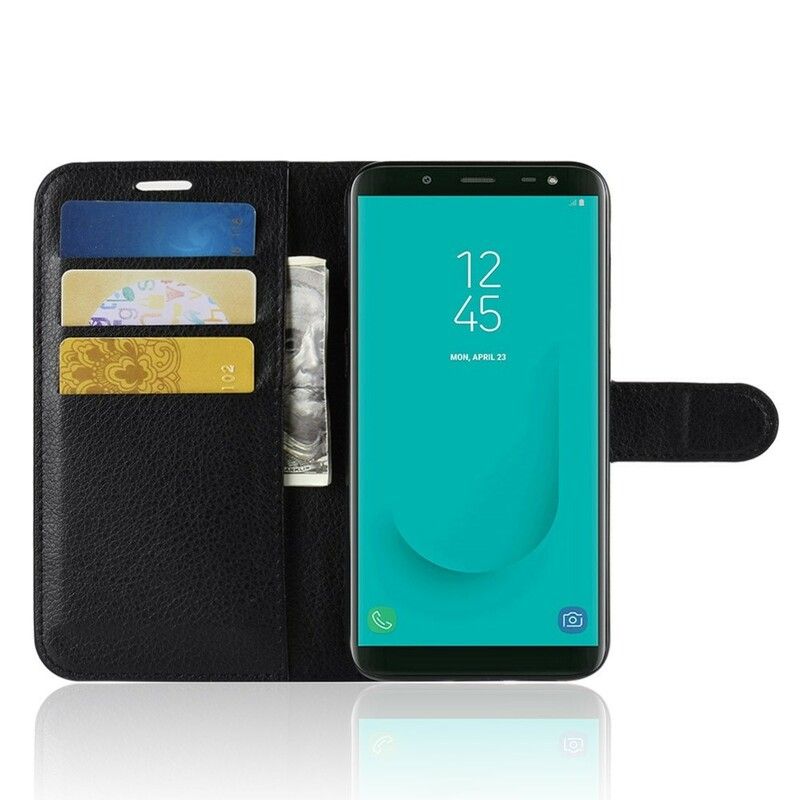 Læder Cover Samsung Galaxy J6 Klassisk