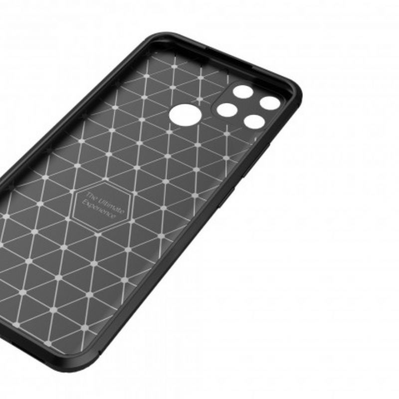 Cover Oppo A15 Fleksibel Kulfibertekstur