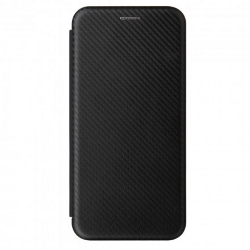 Cover Oppo A15 Flip Cover Farvet Carbon Silikone