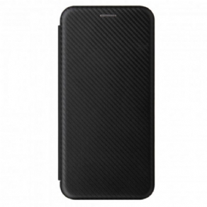 Cover Oppo A15 Flip Cover Farvet Carbon Silikone