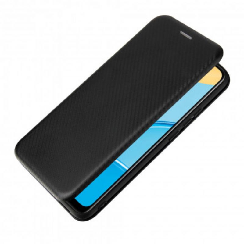 Cover Oppo A15 Flip Cover Farvet Carbon Silikone