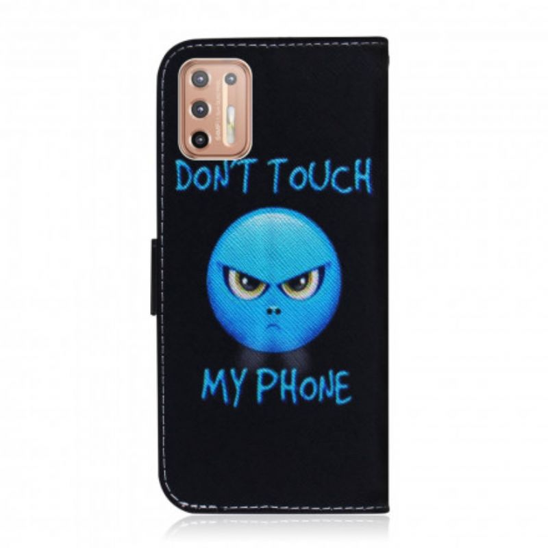 Flip Cover Moto G9 Plus Emoji-telefon