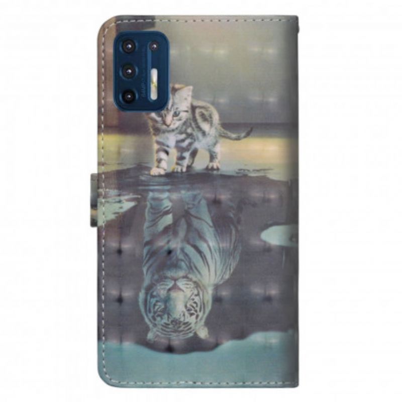 Flip Cover Moto G9 Plus Ernest The Tiger