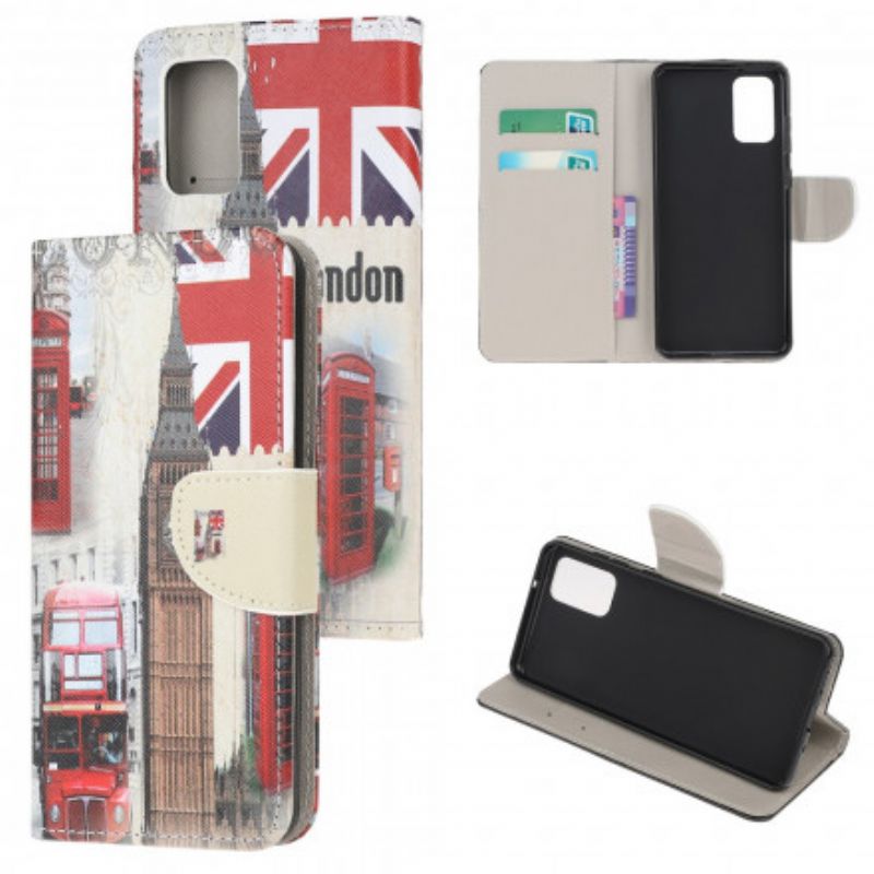 Flip Cover Moto G9 Plus Londonlife