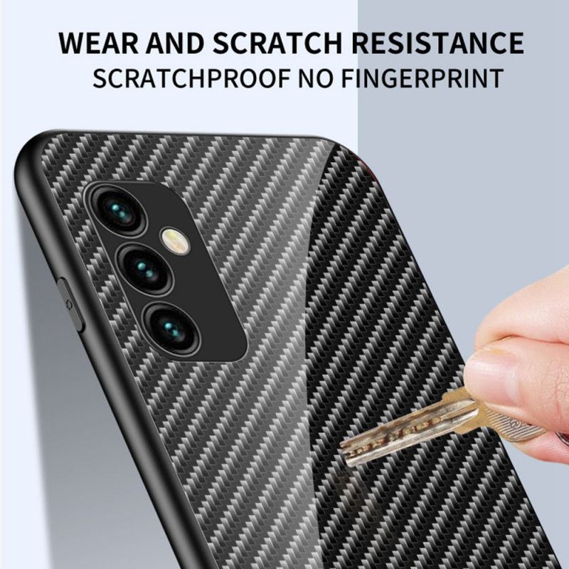 Cover Samsung Galaxy M23 5G Kulfiber Hærdet Glas