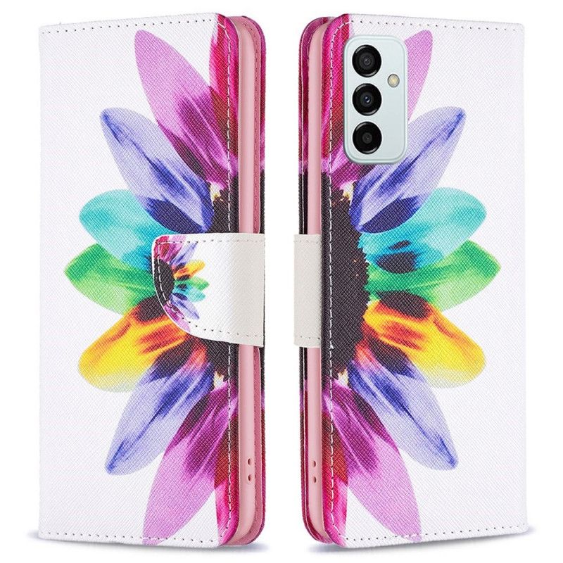 Flip Cover Samsung Galaxy M23 5G Akvarelblomst