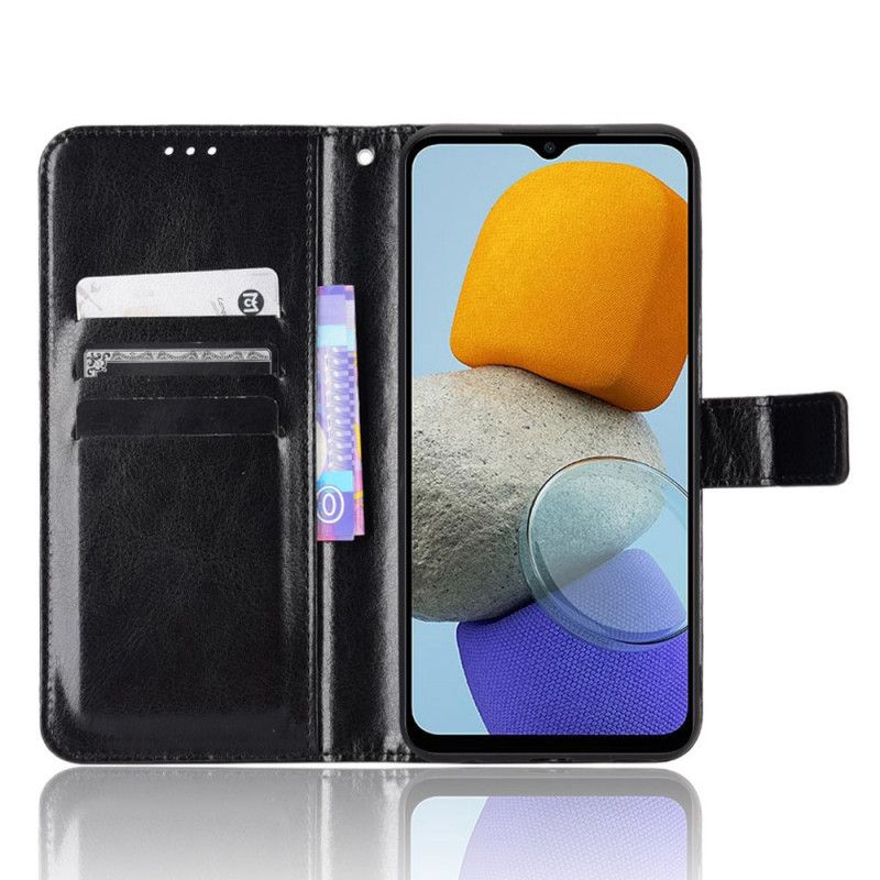 Flip Cover Samsung Galaxy M23 5G Flashy Imiteret Læder