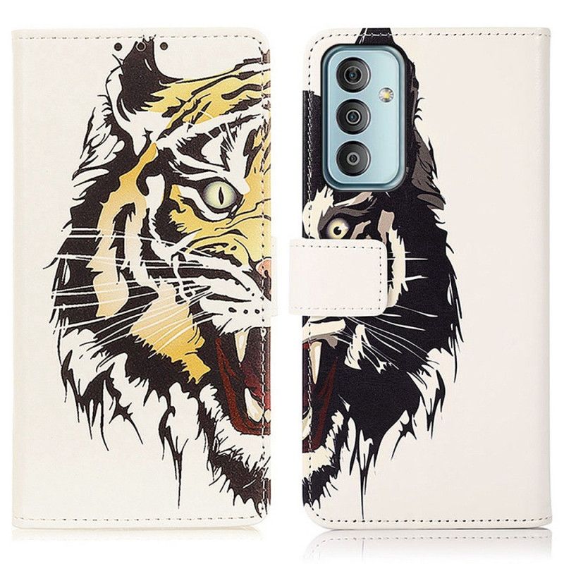 Flip Cover Samsung Galaxy M23 5G Hærd Tiger