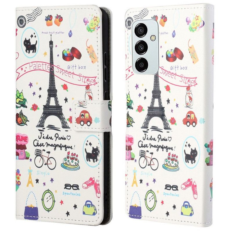 Flip Cover Samsung Galaxy M23 5G Jeg Elsker Paris