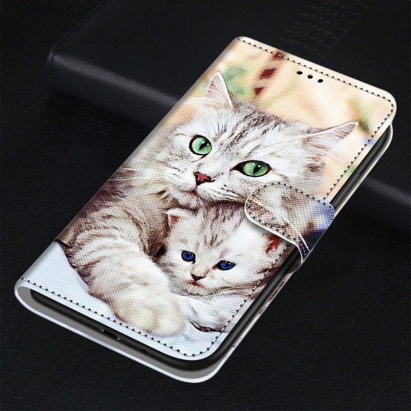 Flip Cover Samsung Galaxy M23 5G Kattefamilie